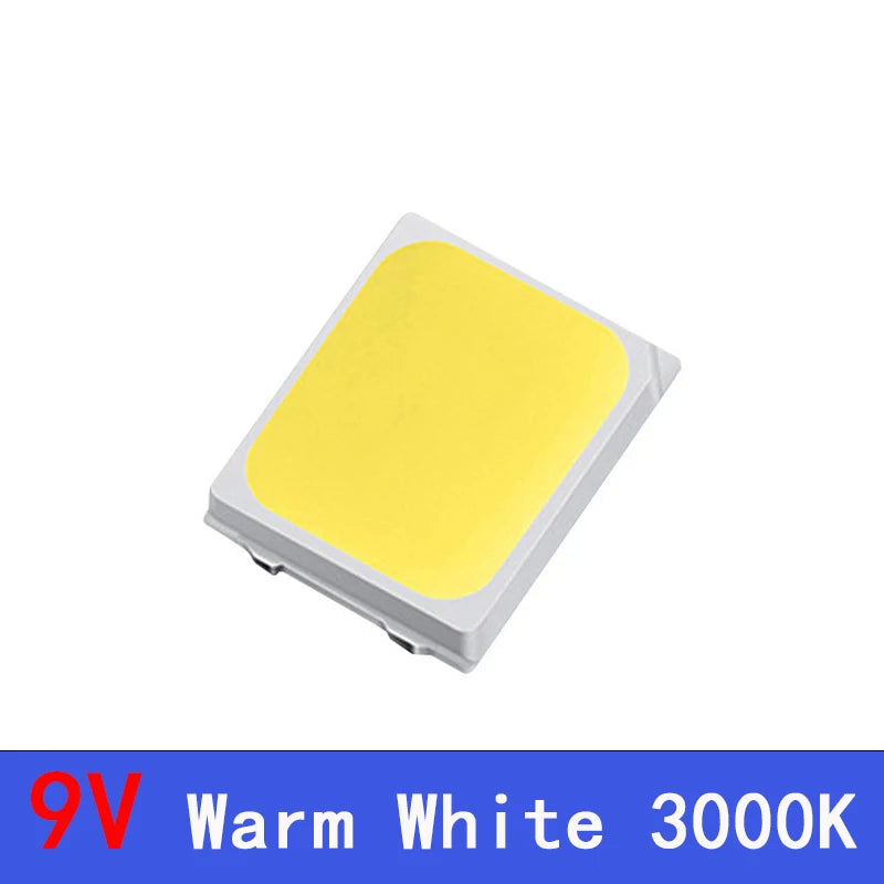 SMD2835 LED Chip 0.5W 1W 100-130lm 120° 3V-54V 50-100 Pack Warm Neutral Cool White