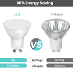 GU10 LED Spotlight Bulb 3W 6W 9W 12W SMD2835 AC 175-265V Non-Dimmable 4-10 Pack