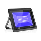 30W 50W UV LED Floodlight 365nm IP66 Waterproof 120° AC 85-265V Aluminum Party Garden