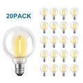 E12 G40 LED Globe Bulb 1W Warm White 2700K 360° IP44 AC 5V 24V 110V 220V 20-Pack String Light