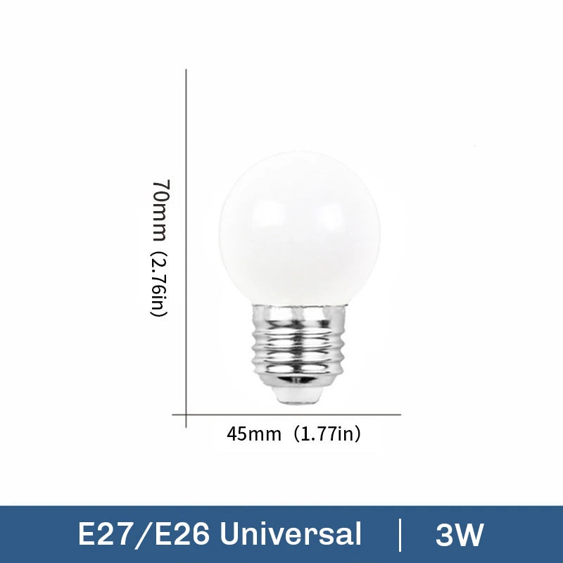 E14 E26 E27 LED Globe Bulb 3W-20W 100lm/W SMD2835 AC 110V 100-130V Warm Cool White 10-Pack