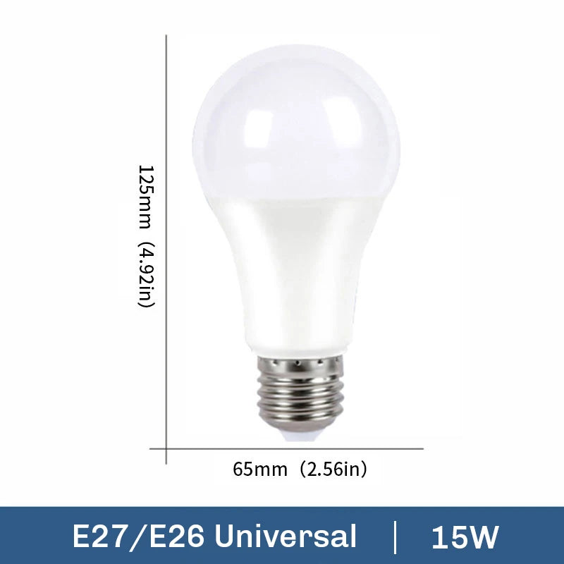 E14 E26 E27 LED Globe Bulb 3W-20W 100lm/W SMD2835 AC 110V 100-130V Warm Cool White 10-Pack