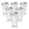 PAR11 GU10 Mini Reflector LED Spotlight 3W 250-300lm 38° CRI 92 AC 100-240V 6-Pack