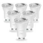 PAR11 GU10 Mini Reflector LED Spotlight 3W 250-300lm 38° CRI 92 AC 100-240V 6-Pack