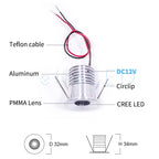 Waterproof RGB LED Mini Recessed Ceiling Light