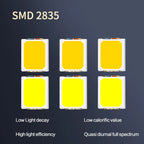 SMD2835 LED Chip 0.5W 1W 100-130lm 120° 3V-54V 50-100 Pack Warm Neutral Cool White