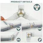 Hexagon LED Garage Ceiling Light 14-Panel 720W 108,000lm 6500K AC 110-240V Touch Switch