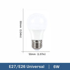 E14 E26 E27 LED Globe Bulb 3W-20W 100lm/W SMD2835 AC 110V 100-130V Warm Cool White 10-Pack