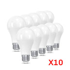 E14 E26 E27 LED Globe Bulb 3W-20W 100lm/W SMD2835 AC 110V 100-130V Warm Cool White 10-Pack