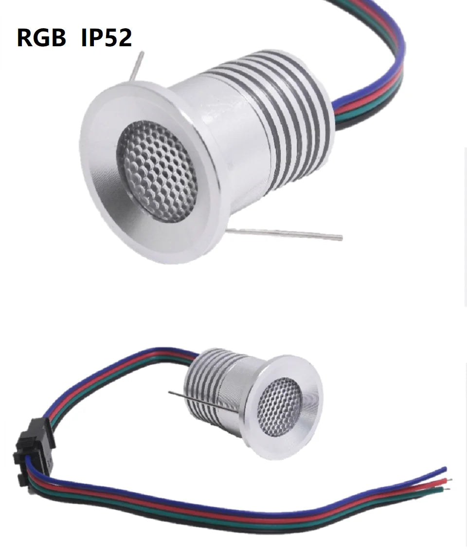 Waterproof RGB LED Mini Recessed Ceiling Light