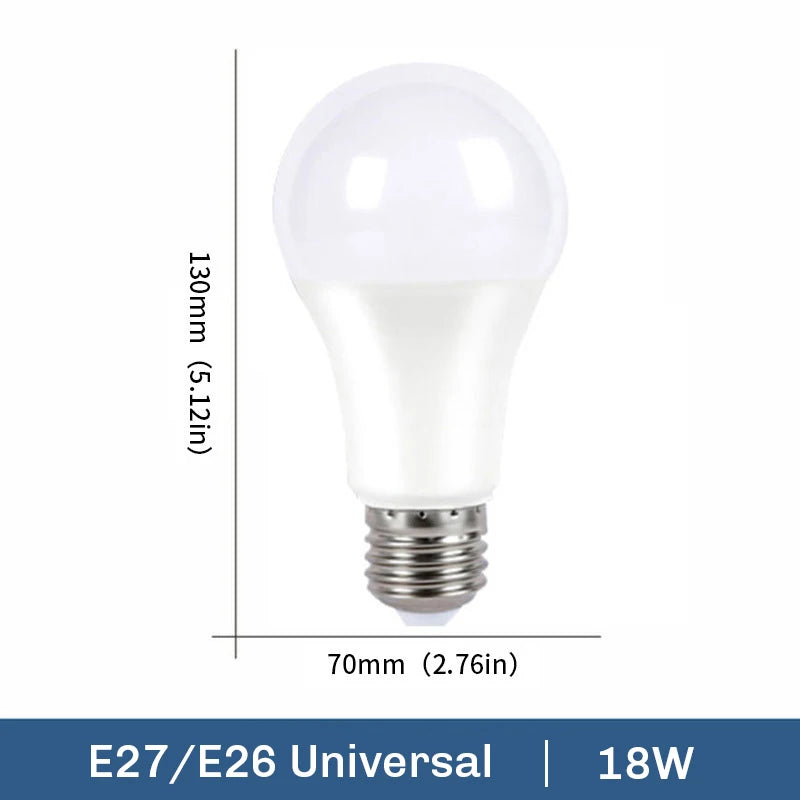 E14 E26 E27 LED Globe Bulb 3W-20W 100lm/W SMD2835 AC 110V 100-130V Warm Cool White 10-Pack