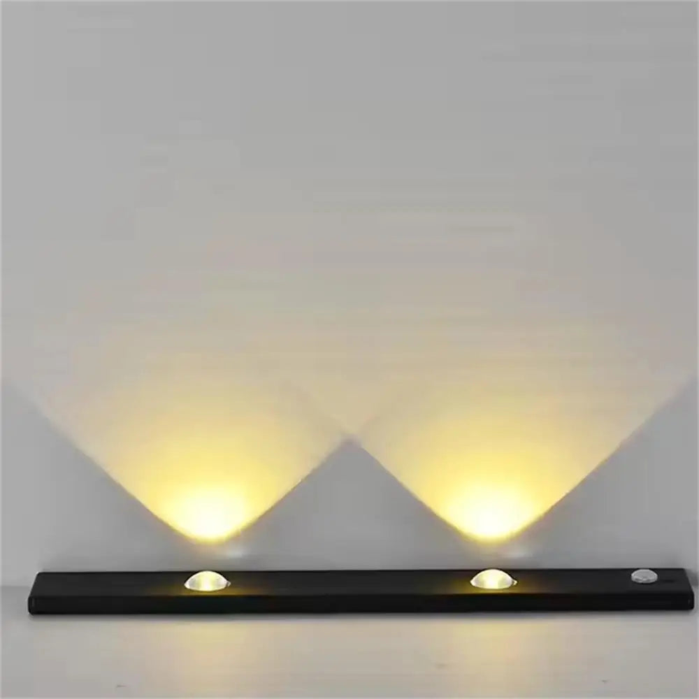 Ultra Thin Rechargeable LED Under Cabinet Light Motion Sensor 3 Color Temperatures Dimmable Magnetic USB Type-C 20cm to 50cm Kitchen Wardrobe