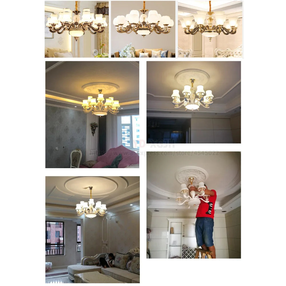 SMD5730 Round LED Lamp Board 2W-100W 110-120lm/W CRI 85+ San'An 300mA×2 DIY Downlight