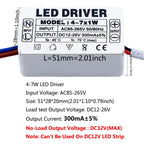 Isolated Constant Current LED Driver 280-300mA 1-3W to 25-36W AC 85-265V Aishi IC OVP