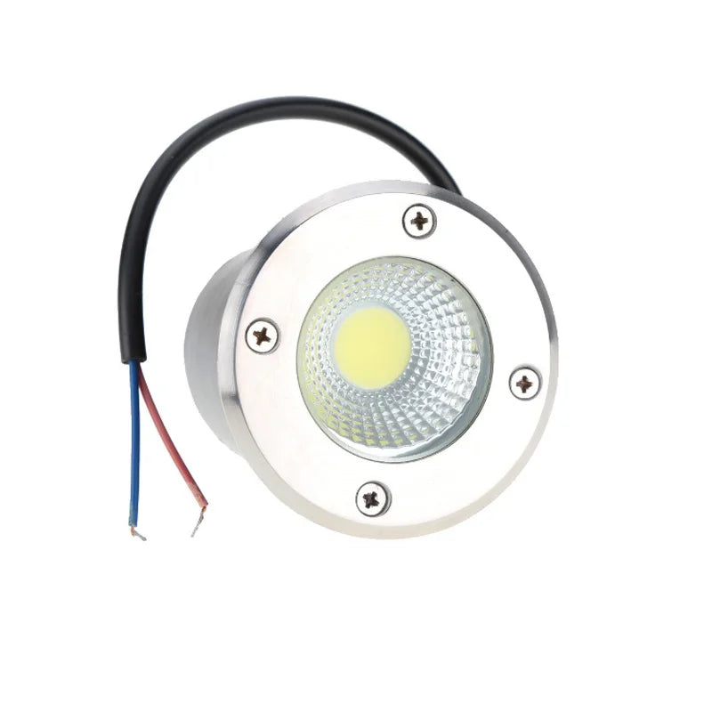 IP68 COB LED Underground Buried Light 5W 9W DC 12V AC 110-220V Garden Path Landscape