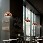 Nordic Rose Gold Globe Pendant Light Ceiling Fixture