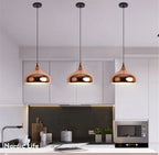 Nordic Rose Gold Globe Pendant Light Ceiling Fixture