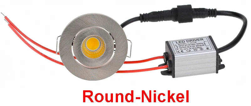 Modern 3W Waterproof LED Downlight Dimmable Ceiling Light