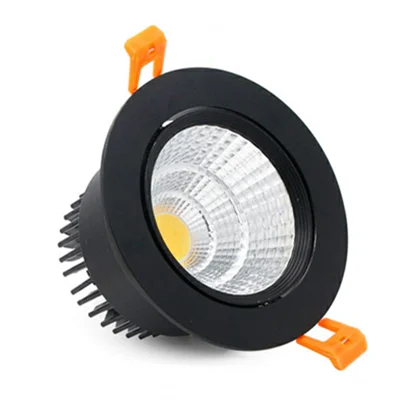 Dimmable COB LED Recessed Downlight 5W 7W 9W 12W 15W 18W Epistar 60-Degree CRI 85+ 85-265V