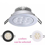 COB LED Recessed Downlight 3W 6W 10W 14W 18W Aluminum 45 Degree Dimmable AC 85-265V Warm White Cool White Foyer Living Room Bedroom