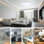 LED Surface Mounted Ceiling Light 9W 13W 18W 24W 36W SMD 2835 CRI 80 120 Degree AC 85-265V Round PC ABS Warm White Cool White Indoor