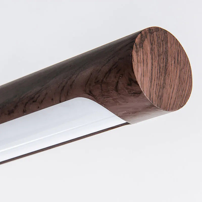Foldable Wood Grain LED Table Lamp 40x45cm 7W Built-In Strip AC 90-260V US EU UK Plug