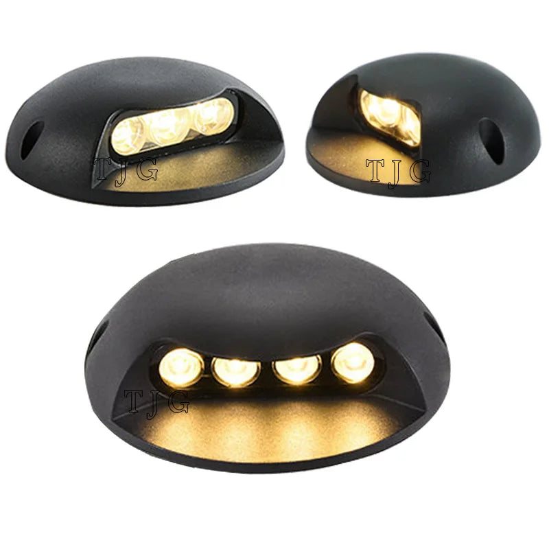 IP68 LED Underground Buried Light 2W 3W 4W 6W 8W 100° 100lm/W AC 85-265V DC 12V Garden Path