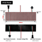 WS2812B LED Matrix Panel 8x8 8x32 16x16 DC 5V Individually Addressable SMD 5050 RGB Full Color 120 Degree IP30 Flexible PCB Pixel Display Module