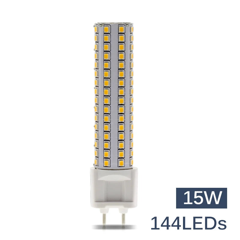 G12 LED Corn Bulb 10W 12W 15W SMD 2835 Epistar 360 Degree AC 85-265V Warm White Neutral White Cool White Clear or No Cover