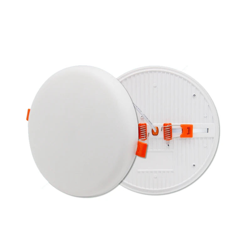 Ultra-Thin Round Square LED Panel Light 10W 18W 24W 36W 180° 80-100lm/W AC 86-265V