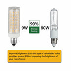 Dimmable LED Corn Bulb 9W 850lm G4 G9 E12 E14 E17 BA15D Epistar SMD2835 110-220V