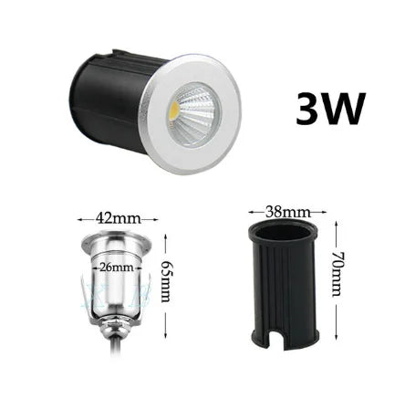 LED Underground Ground Light 5W 10W 15W 20W 30W IP67 Waterproof Stainless Steel 85-265V
