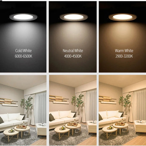 12W SMD5730 Round LED Lamp Board 55mm 65mm 85mm 100mm DC 36-39V 280-300mA 3-Color