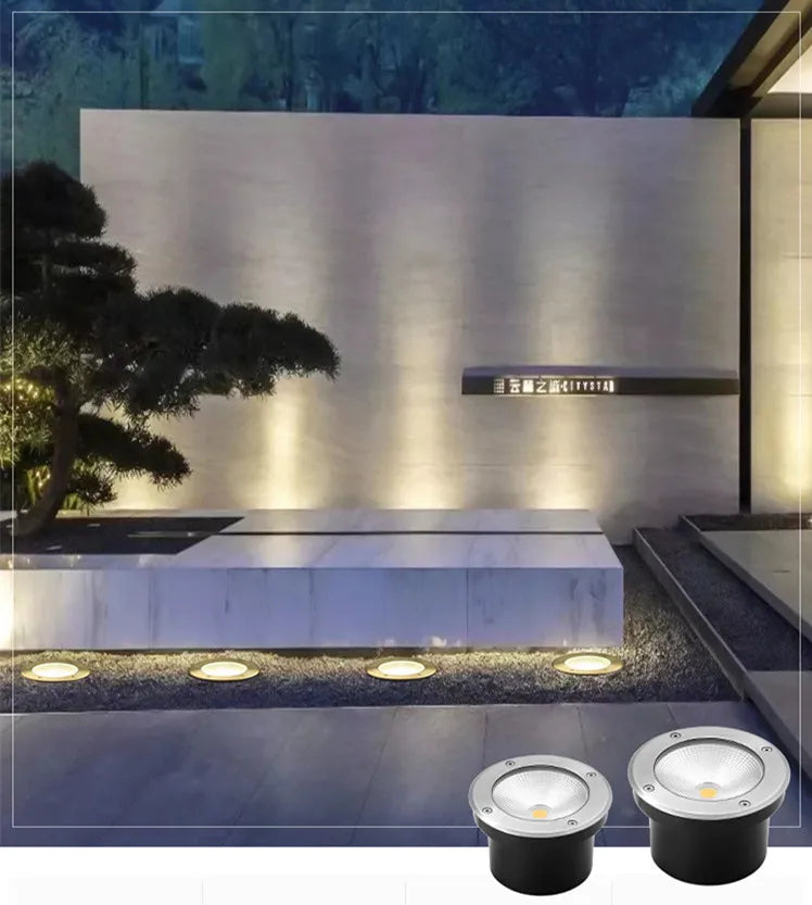 LED Underground Ground Light 5W 10W 15W 20W 30W IP67 Waterproof Stainless Steel 85-265V