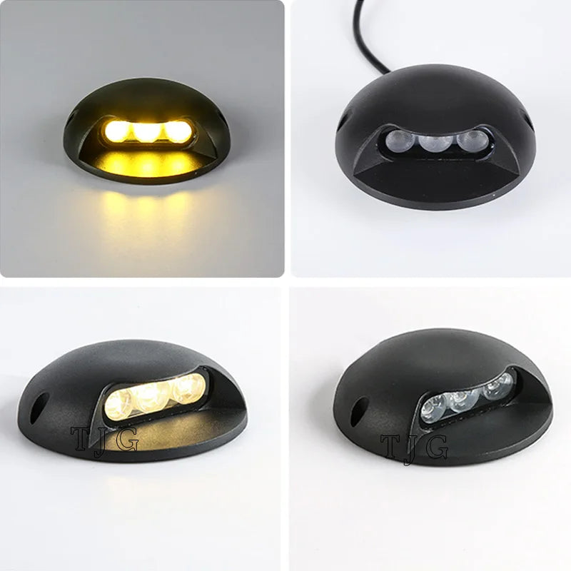 IP68 LED Underground Buried Light 2W 3W 4W 6W 8W 100° 100lm/W AC 85-265V DC 12V Garden Path