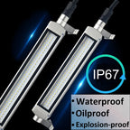 IP67 LED Machine Tool Work Light 6W 10W 12W 16W 20W 28W 30W Aviation Aluminum Tempered Glass 120 Degree 24-36V or 110-220V CNC Lathe Workshop