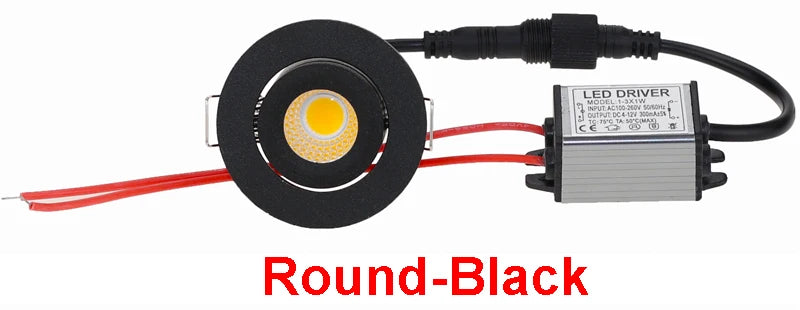 Modern 3W Waterproof LED Downlight Dimmable Ceiling Light