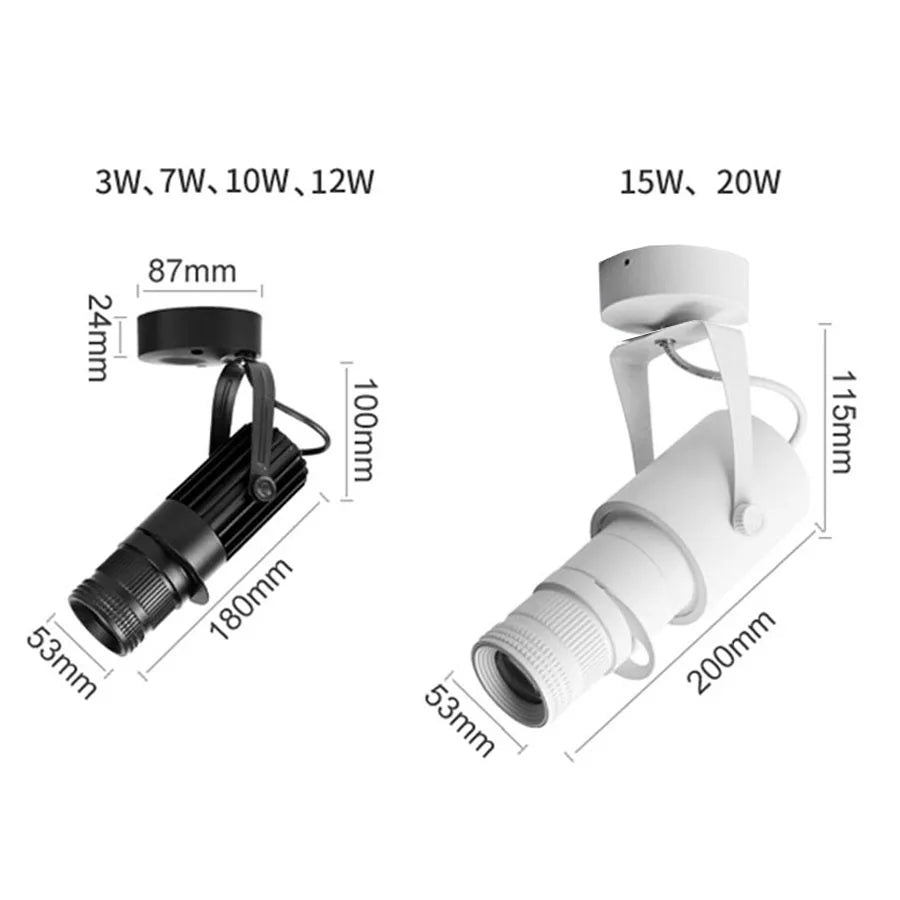 Modern Adjustable LED Ceiling Spotlight COB Downlight