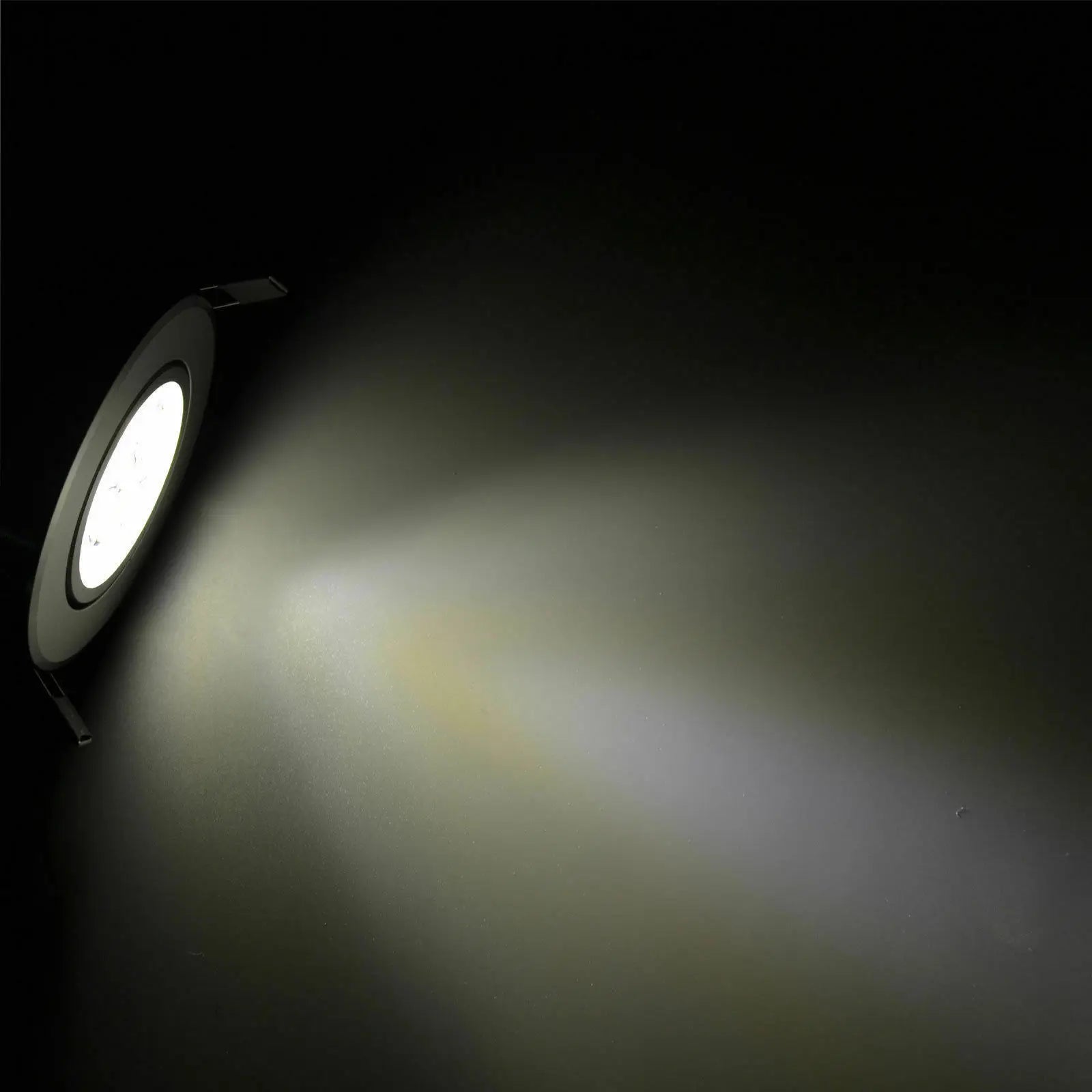 5-Pack 3W 5W LED Recessed Downlight Epistar Silver Adjustable Head AC 85-265V 3-Color