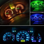 T3 T4.2 T4.7 LED Dashboard Bulb SMD3030 1W 100lm Canbus DC 12V 6 Colors 10-Pack