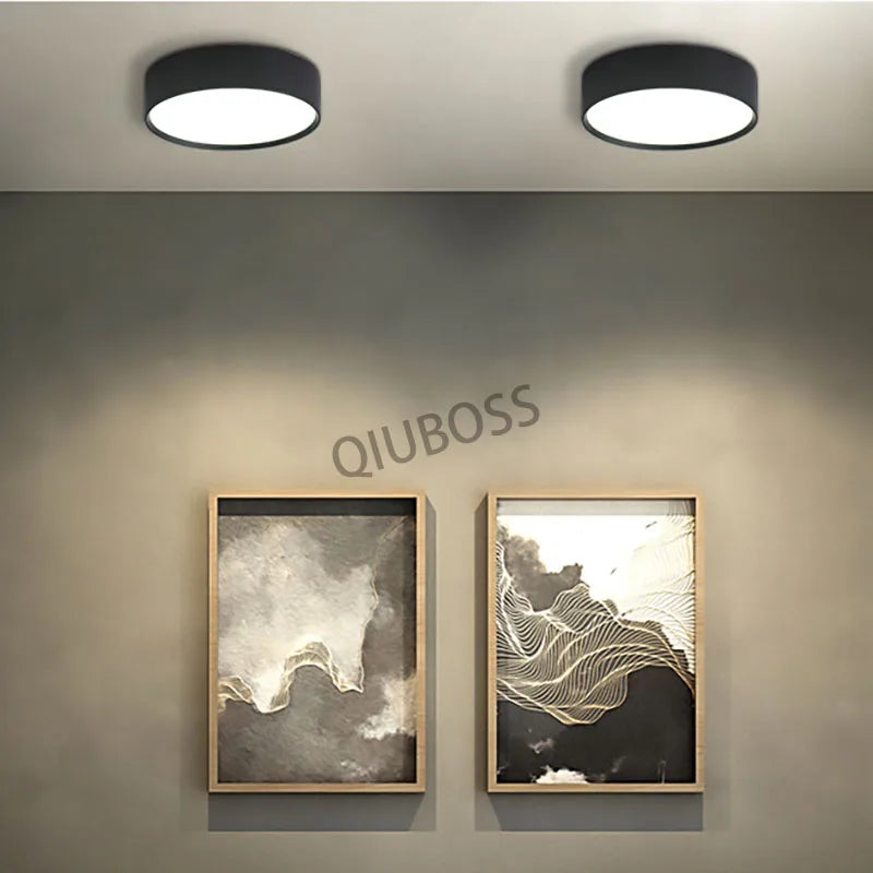 Surface-Mounted LED Ceiling Light 6W 12W 18W 24W CRI 90+ 180° IP42 AC 90-260V Round Square