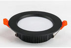Dimmable LED Recessed Downlight 3W-30W 120° CRI 85+ 95-110lm/W White Black AC 85-265V