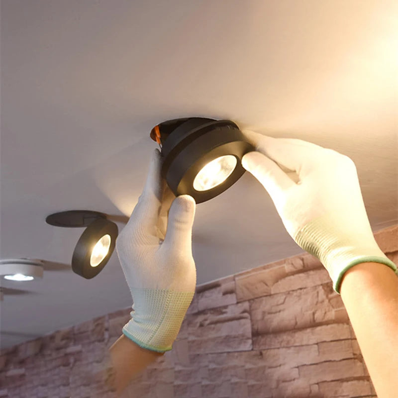Dimmable COB LED Recessed Downlight 3W 5W 7W 10W 12W 15W 360° Rotate 90° Fold 60° AC 110-230V