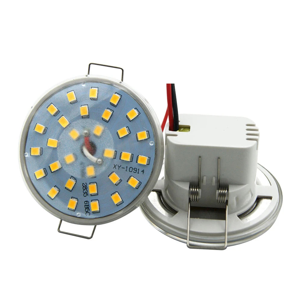 LED Integrated Downlight Bulb 3W 5W 6W 360 Degree AC 85-265V Cool White Warm White Natural White Non Dimmable Globe Ceiling Recessed