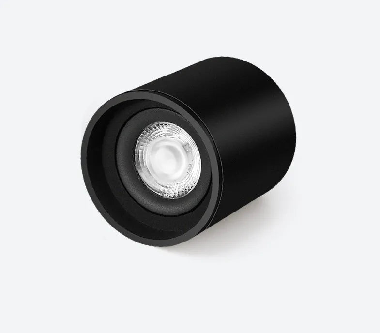 Dimmable LED Surface Mounted Downlight 6W 10W 12W 15W 18W 22W Die Cast Aluminum SMD 5730 CRI 85 60 Degree Knob Switch AC 85-265V