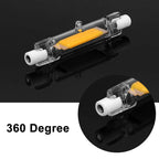 R7S COB LED Glass Tube Bulb 15W-50W 78mm 118mm 360° AC 110-220V Warm Neutral Cool White