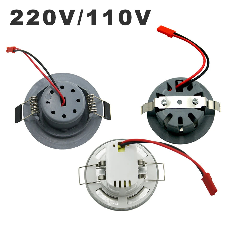 3W 5W 6W 10W Three-Way SMD2835 LED Integrated Light Cup Recessed Downlight AC 100-240V