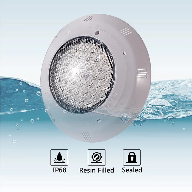 LED Underwater Swimming Pool Light 18W 25W 30W 45W 55W IP68 AC DC 12V RGB Remote