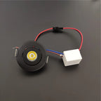 Dimmable Mini LED Recessed Downlight 1W 3W Aluminum IP52 CRI 80 100 Degree AC 85-265V 52mm Touch Switch Foyer Ceiling Spot