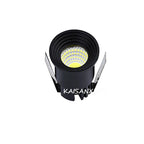 Dimmable Mini COB LED Recessed Downlight 3W 5W Knob Switch AC 90-260V Cabinet Ceiling